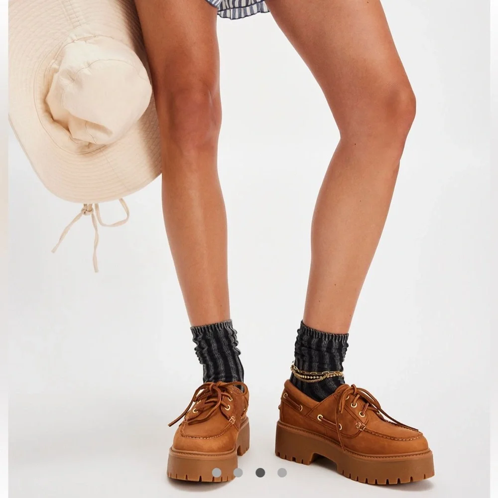 Timberland Women's Brown Boat Shoes - Picture 3 of 5